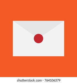 Simple New Mail Symbol Vector Graphic Illustration Design