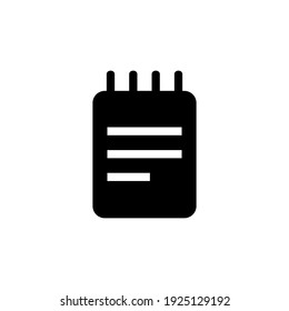 simple new notebook logo icon