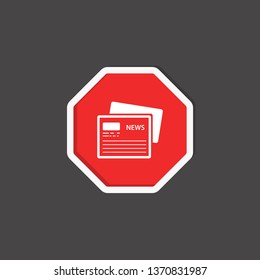 simple news icon