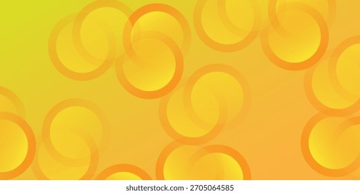 simples bom abstrato fundo amarelo com arte circular moderno modelo de textura amarela circular