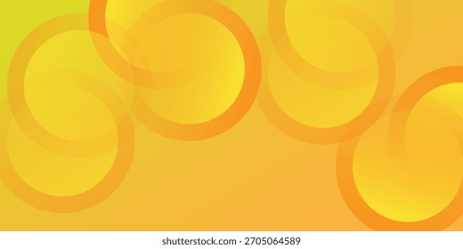 simple nice abstract yellow background with circular  art modern 