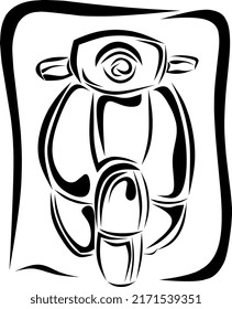 simple but nice classic motorcycle logo