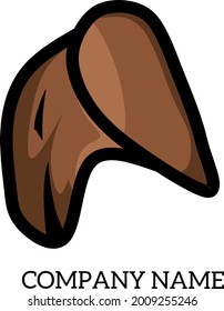 simple and nice dog logo with vector format