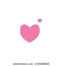 simple and nice love illustration design