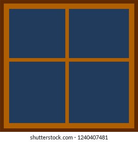 Simple night window