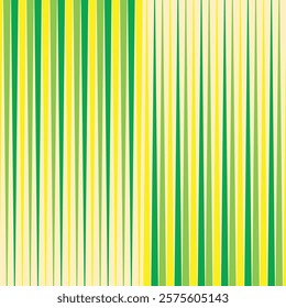 simple nion ,green ,yellow colour vertical thik to thin line pattern on begie background.