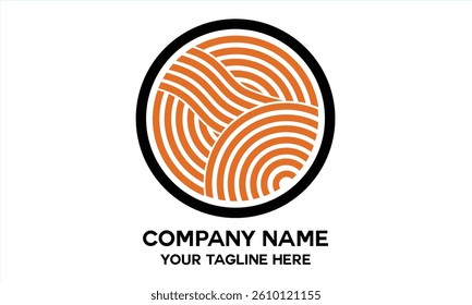 simple noodle symbol logo vector