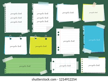 Simple note set