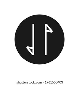 Simple notification icons for electronic devices, smart phones, websites, social media and digital media