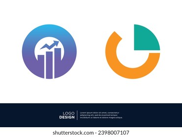 Simple Number 0 logo design for finance, investment, marketing.