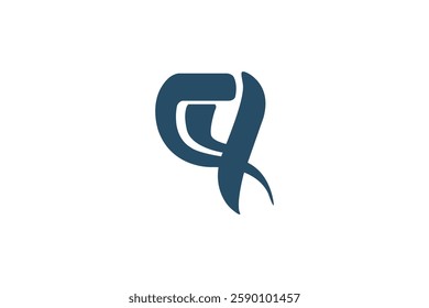 Simple number 14 logo or icon design on black background.