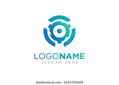  simple o logo vector template