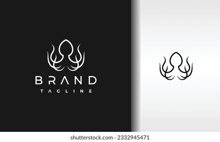 the simple octopus black logo