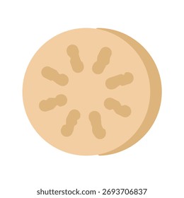 Simple oden radish illustration material
