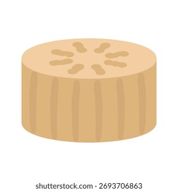 Simple oden radish illustration material