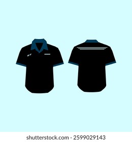 simple office uniform design icon vectors