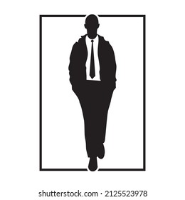 Simple officer illustration vector design