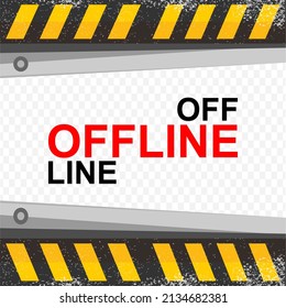 simple offline info banner design perfect for websote info tools