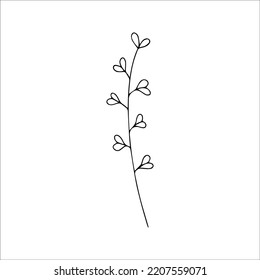 Sencillo dibujo de una línea, dibujado a mano