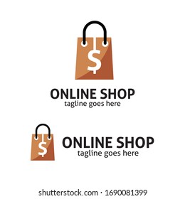 Simple Online Shop Logo Concept