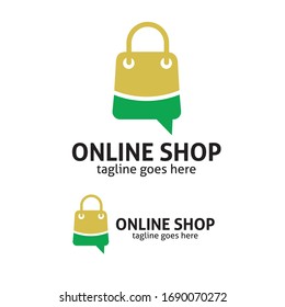 Simple Online Shop Logo for E Commerce