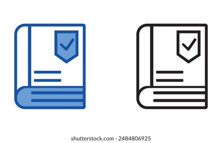 Simple open book icon animation Set of book iconsset isolated on white background flat vector illustration