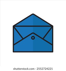 ICONO DE SOBRES DE CARTA ABIERTA SIMPLE
