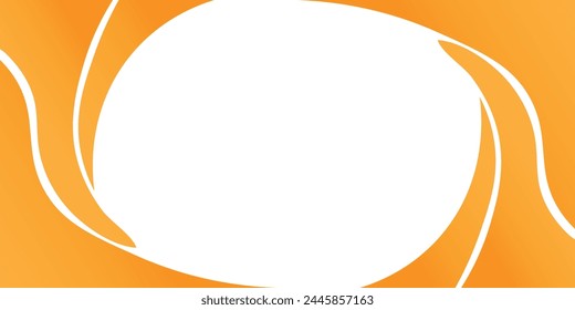simple orange background. modern wavy background style. vector illustration.
