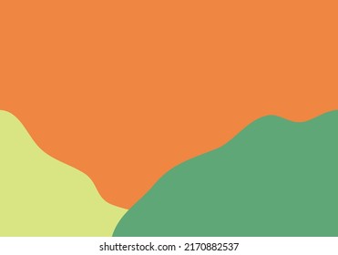 Simple Orange Background Vector Art 