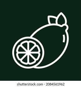 Simple orange icon and symbol art