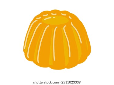 Simple ilustración de jalea naranja