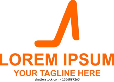 simple orange logo. company logos, food, drinks and shops.