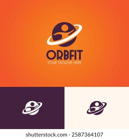 Simple Orbit logo design template