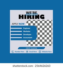 Simple and Ordinary Hiring post design