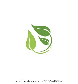 Simple Organic Logo Vector Template