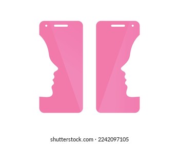  Simple and original vector design .Smartphone, mobile phone isolated, realistic vector illustration. Creative concept for your design idea, Eps10, vector illustration.creative idea vector Design.