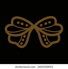 simple ornament butterfly decoration illustration design