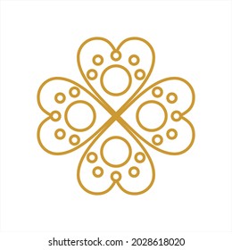 simple ornament, decoration element for all media, love and round elements, tribal cool and attractive