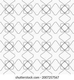 Simple ornament lace. Vector repeated shape pattern.