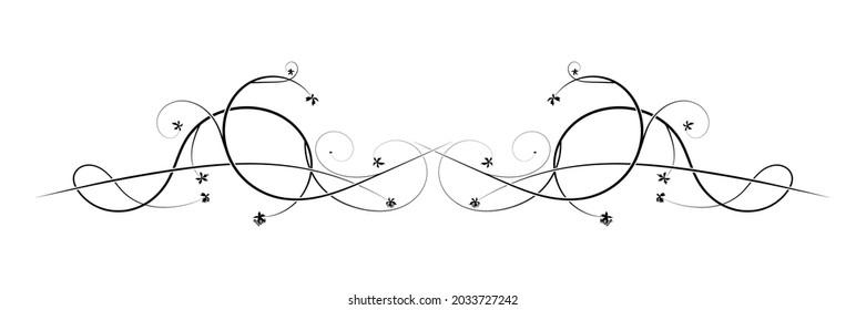 simple ornamental element wood and grapes. stock vector image