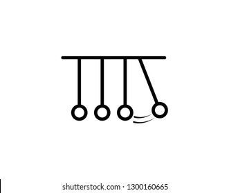 Simple oscillator icon for electronics and signal processing designs