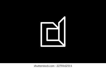 einfaches D-Buchstaben-Logo