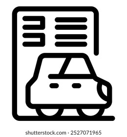 Simple outline design of a car parking payment system using a mobile app
