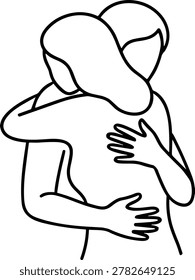 A simple outline drawing