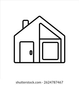 Esquema simple de una casa.