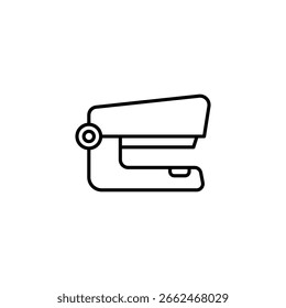 Icono De Esquema Simple De La Grapadora De Oficina Para La Fijación De Documentos De Papel