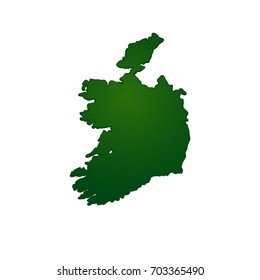 simple outline map of ireland