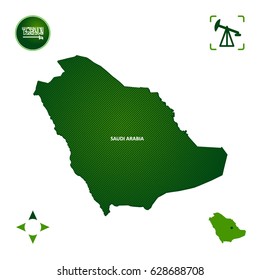 simple outline map of saudi arabia