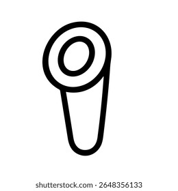 Ícone do Dispositivo de Gravação de Som de Áudio de Música de Contorno Simples