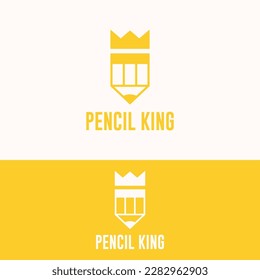 simple outline pencil logo template